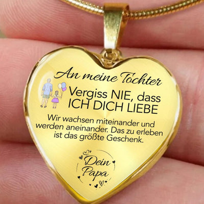 Herzförmige Halskette - Ein liebevolles Geschenk von Papa an seine Tochter