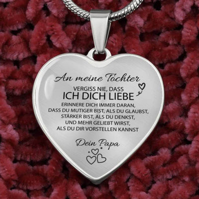 Herz-Halskette - Ein liebevolles Geschenk vom Papa an seine Tochter