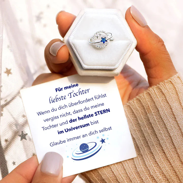 An meine Tochter - Stern Ring