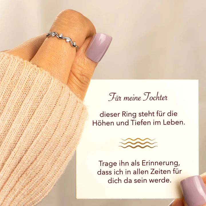 An meine Tochter - Schöne Zeiten Ring