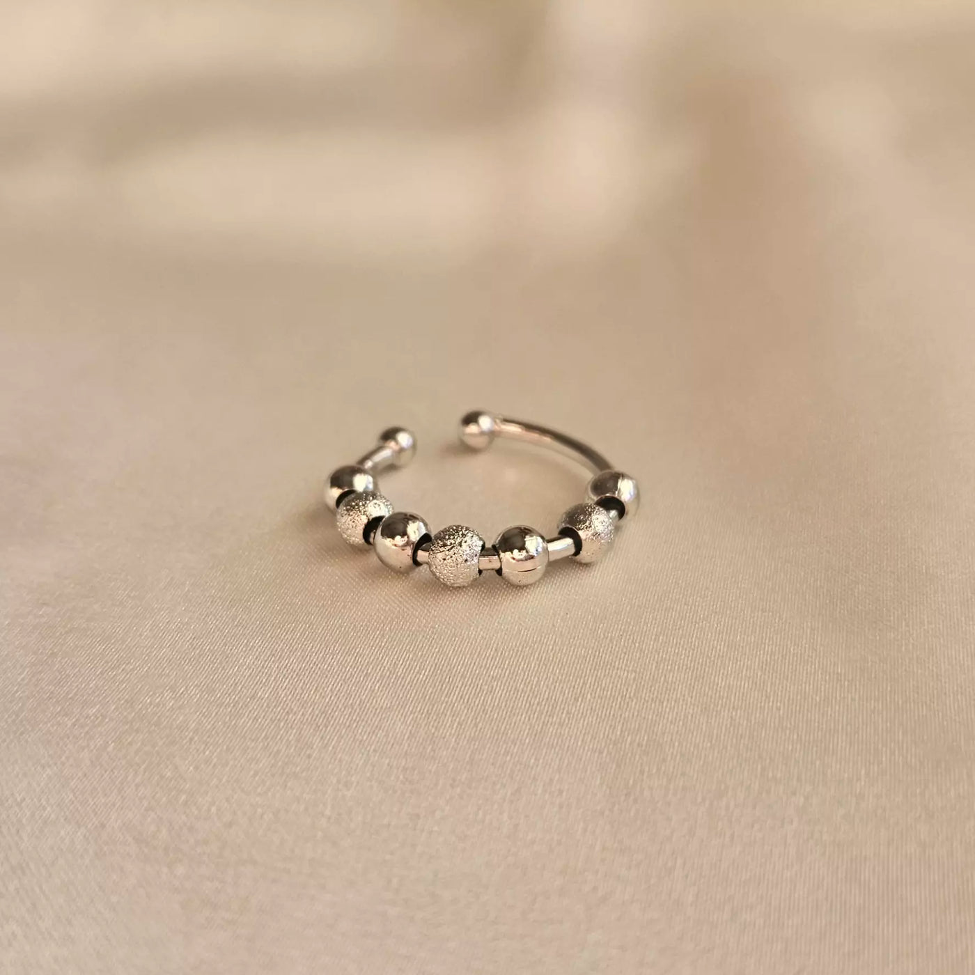 Anti-Angst Perlen Fidget Ring