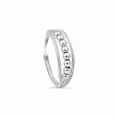 An meine Tochter - Zwillingsband Perlen-Fidget-Ring
