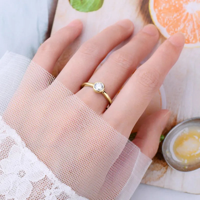 Kreis Ohrstecker Ring