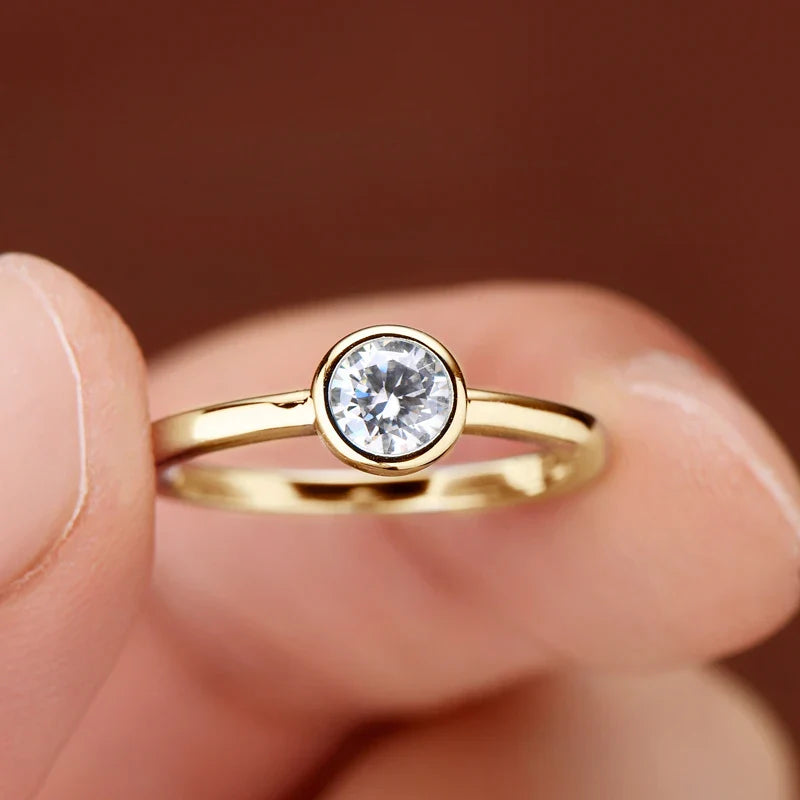Kreis Ohrstecker Ring