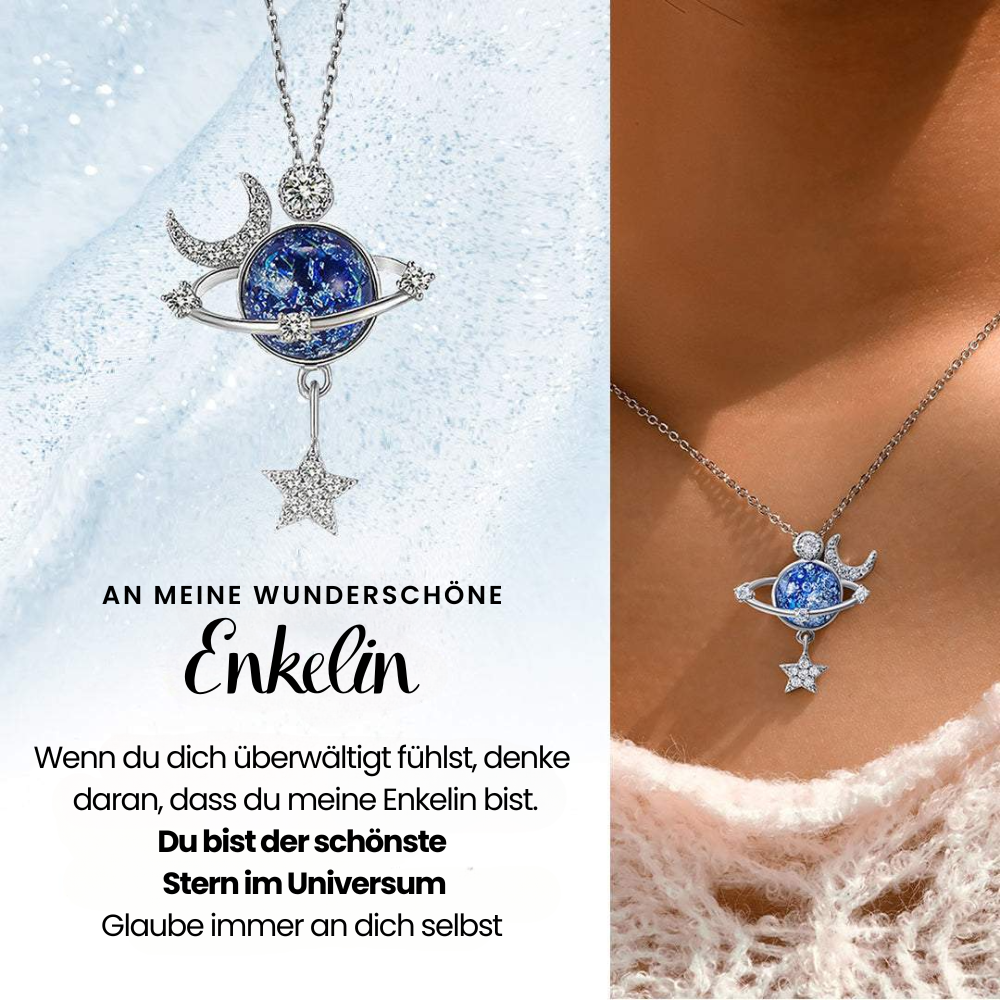 Tochter & Enkelin | Besonderer Stern | Halskette aus Sterlingsilber