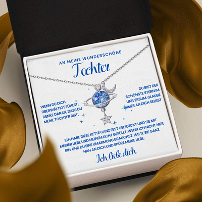 Tochter & Enkelin | Besonderer Stern | Halskette aus Sterlingsilber