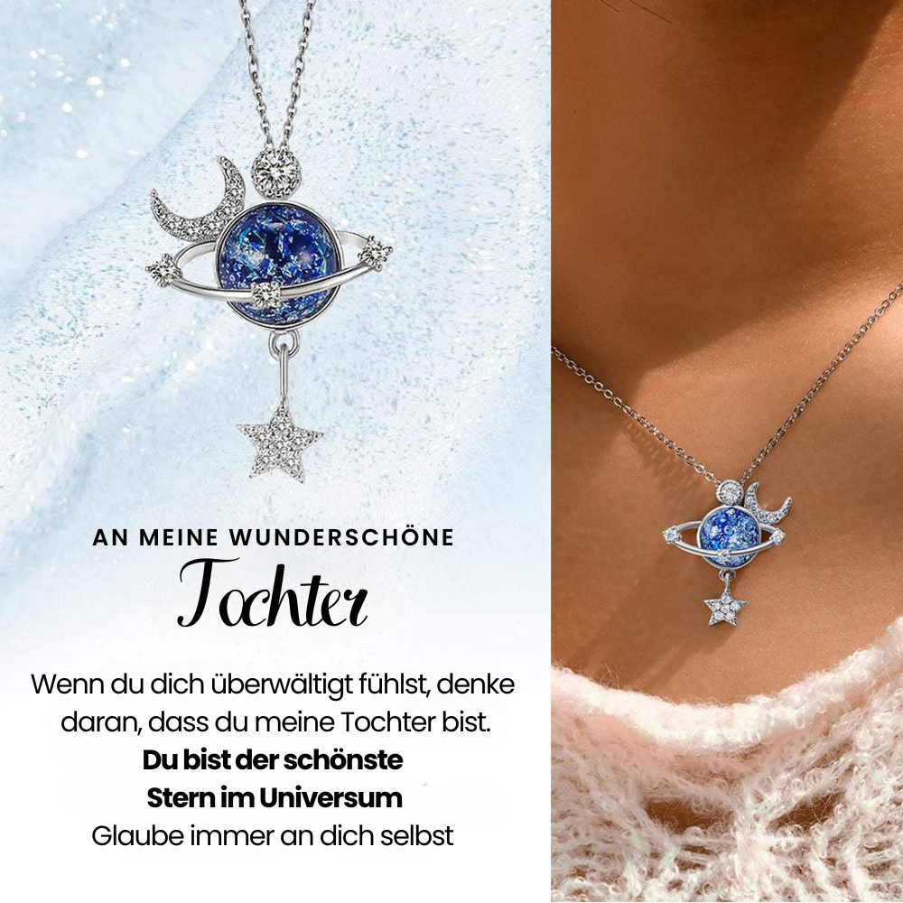 Tochter & Enkelin | Besonderer Stern | Halskette aus Sterlingsilber