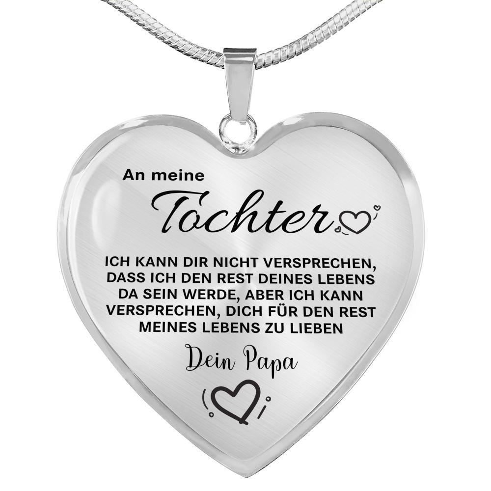 Verewige deine Liebe mit dieser herzlichen Halskette - Für meine geliebte Tochter von Papa