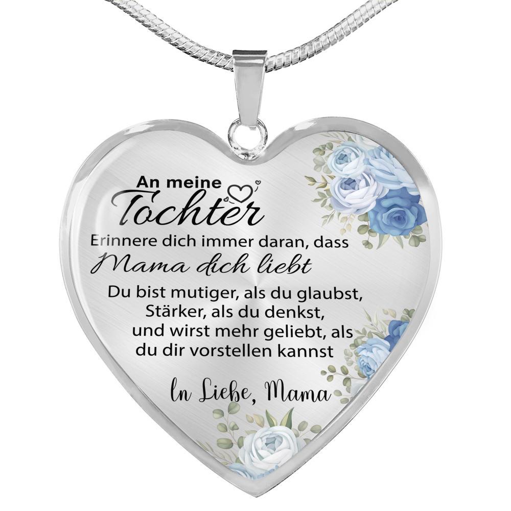 Mutige Herz-Halskette - Ein liebevolles Geschenk von Mama an meine Tochter