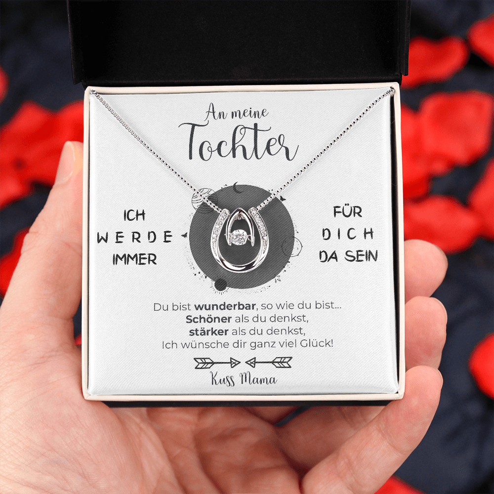 Wunderschöner Glücksanhänger aus 14k Weißgold – Ein besonderes Geschenk für meine Tochter