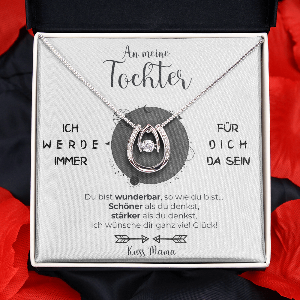 Wunderschöner Glücksanhänger aus 14k Weißgold – Ein besonderes Geschenk für meine Tochter