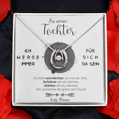 Wunderschöner Glücksanhänger aus 14k Weißgold – Ein besonderes Geschenk für meine Tochter