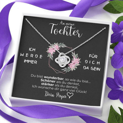 Herzliche Knoten Halskette – Ein besonderes Geschenk von Papa an seine Tochter