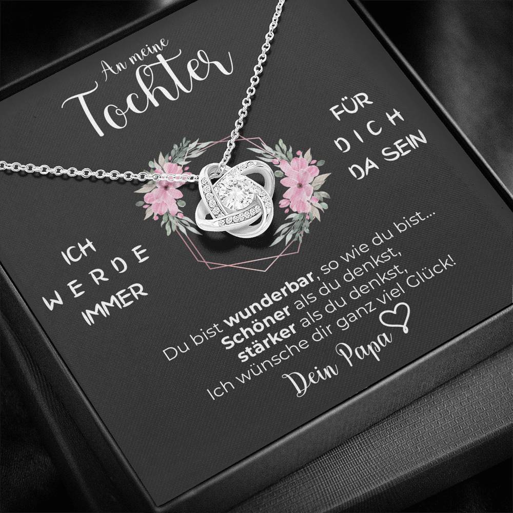 Herzliche Knoten Halskette – Ein besonderes Geschenk von Papa an seine Tochter