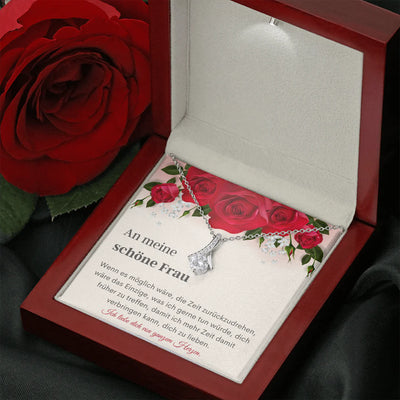 An Meine Frau - Schmuck Karte Geschenk