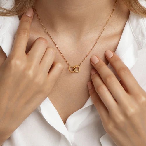 Ewige Rose Box - Mit Personalisierter Halskette Und Echter Rose