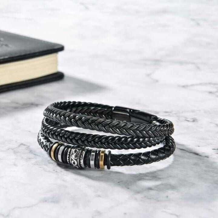 Persönliches Lederarmband Für Männer