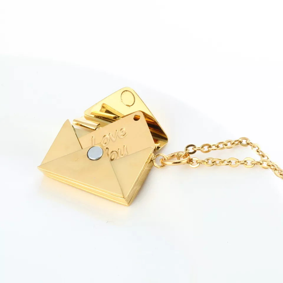 An Meine Liebste - Kette mit Liebesbrief