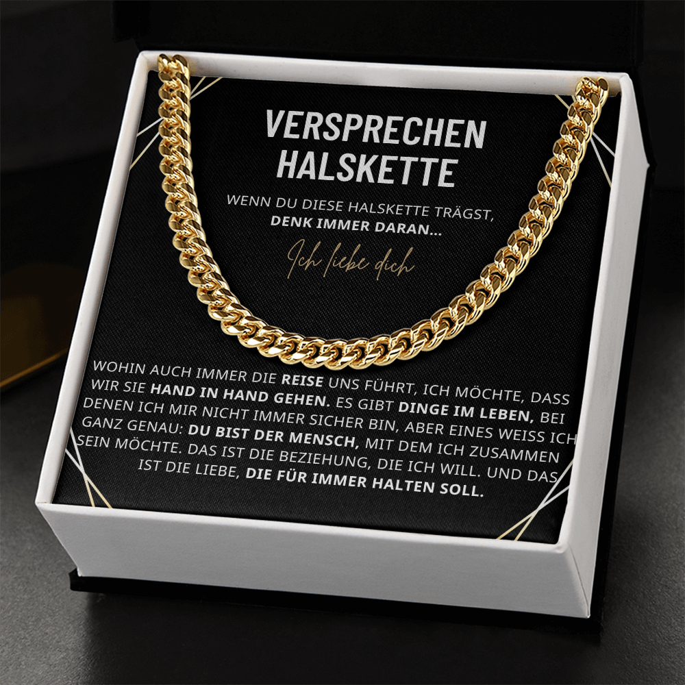 An Meinen Man – die Liebe, die ich möchte, dass sie für immer hält – Cuban Chain