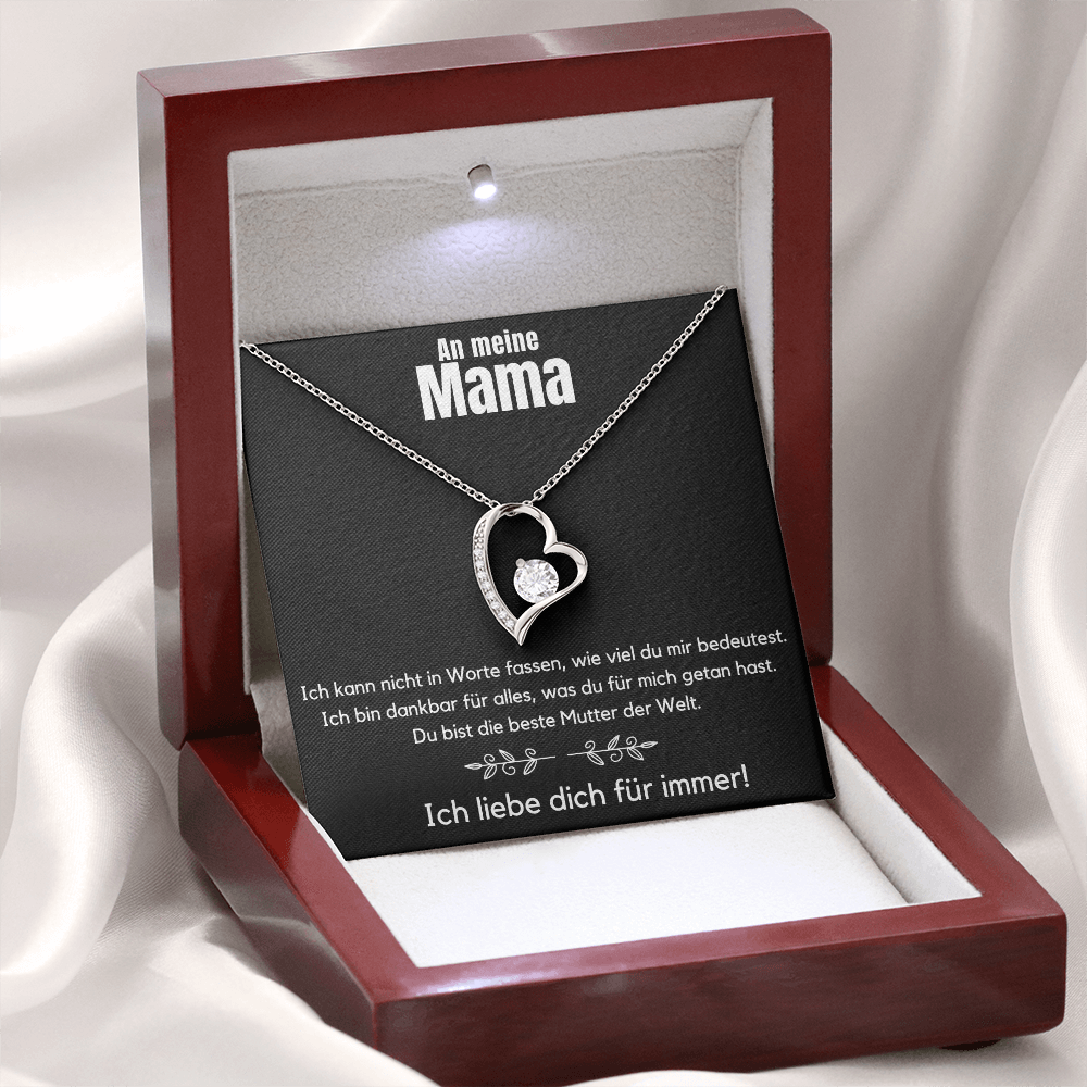 An Meine Mama – Ich Liebe Dich Für Immer – Herzkette