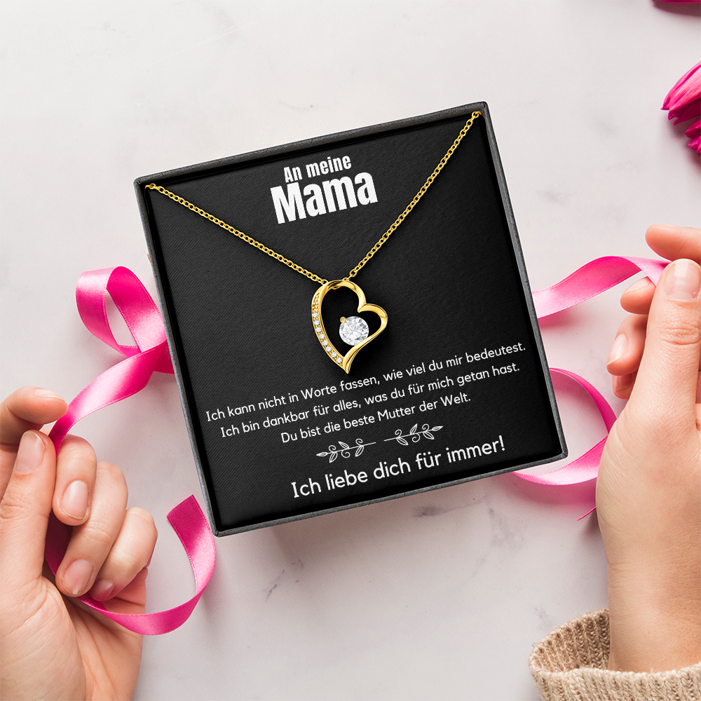 An Meine Mama – Ich Liebe Dich Für Immer – Herzkette