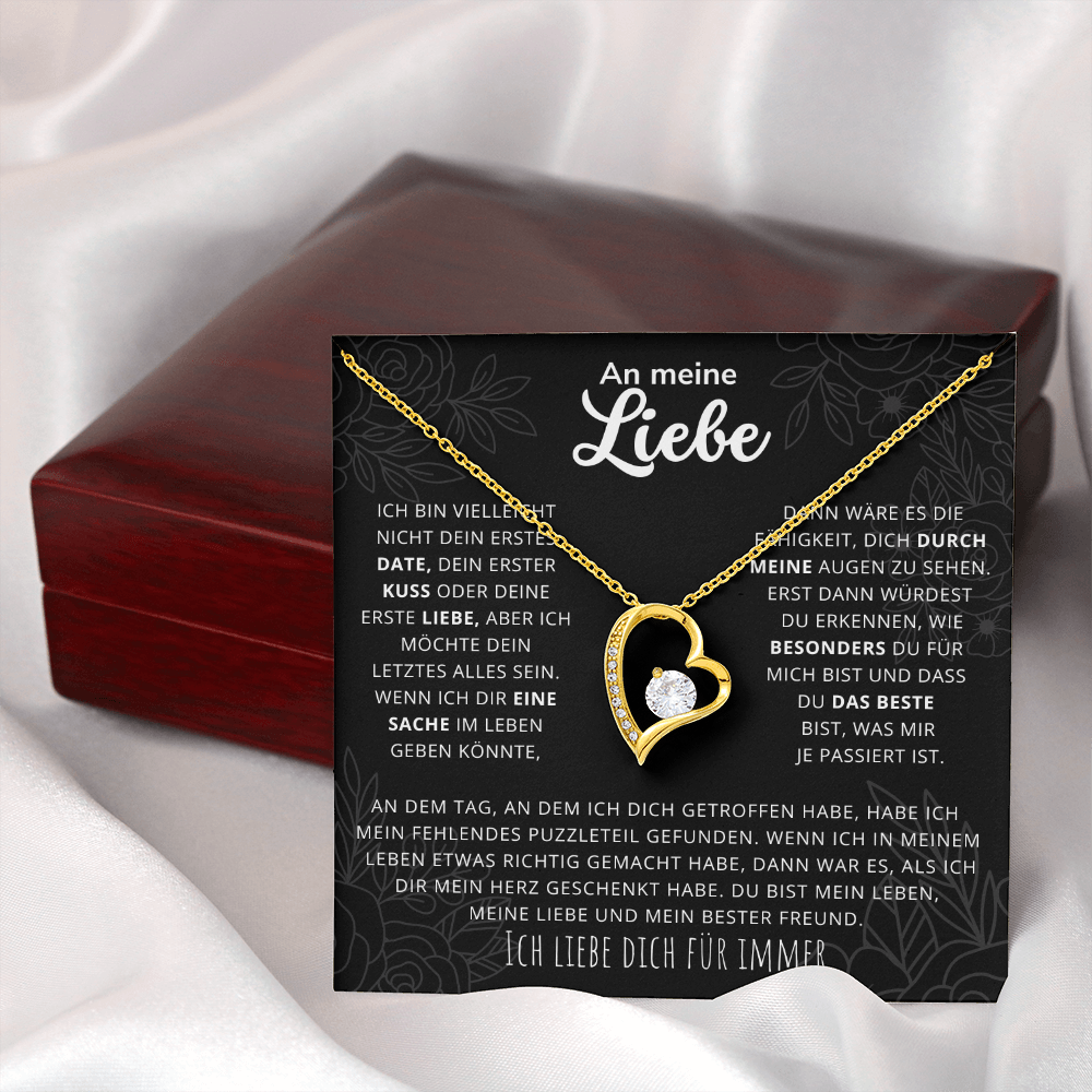 An Meinen Schatz - Du bist meine Liebe, mein Leben, mein bester Freund - Herzkette